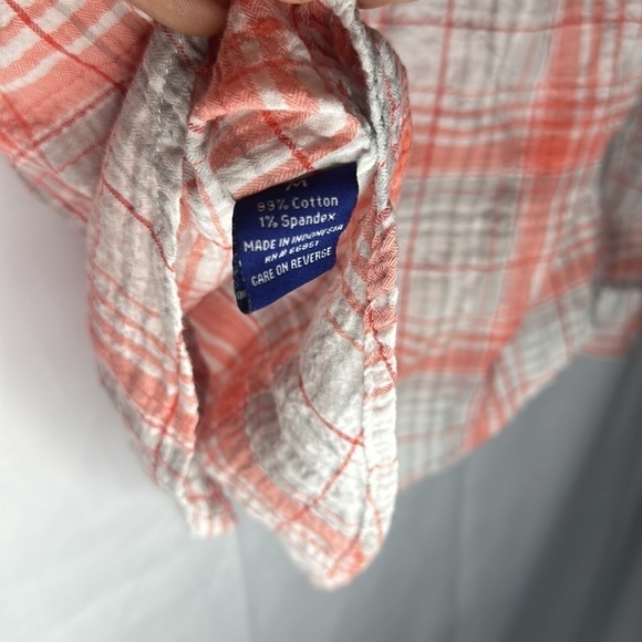 NORTHCREST PLAID BUTTON DOWN LONG SLEEVE (SIZE M) - Picture 7 of 7